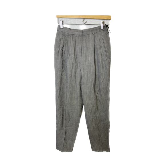 Donna Karan Pattern Wool Pant 8 - Picture 1 of 12